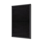 Czarna tablica literowa 40 x 60 cm do użytku wewnętrznego w zestawie z literami wewnętrzna tablica literowa ogłoszeniowa tablica informacyjna tablica ogłoszeń