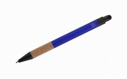 Długopis z touch pen BOSAY niebieski z logo