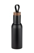 Butelka termiczna VINA 400 ml - II gatunek czarny z logo