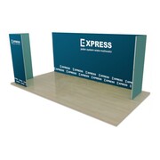 Stoisko modułowe EXPRESS - Zestaw ścianek B 500x100x200 cm