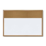 Tablica korkowa / suchościeralna 60 x 90 cm biała tablica suchościeralna tablica korkowa do urzędu szkoły biura do pisania markerem pisakiem suchościeralnym