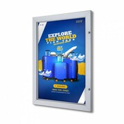 Gablota zatrzaskowa na plakat A1 (59,4x84,1 cm) zamykana na kluczyk do użytku zewnętrznego i wewnętrznego gablota zewnętrzna wewnętrzna gablota ogłoszeniowa gablota informacyjna tablica ogłoszeń tablica informacyjna