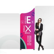 Moduł E Stoiska Magneto 80 x 230 cm z wydrukiem dwustronnym