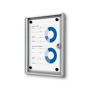 Gablota magnetyczna XS 1xA4 22x31 cm zamykana na kluczyk do użytku wewnętrznego gablota wewnętrzna gablota ogłoszeniowa gablota informacyjna tablica ogłoszeń tablica informacyjna