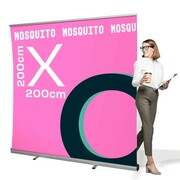 Rollup Mosquito 200 x 200 cm stojak reklamowy jak Ścianka Reklamowa rozwijany z opcją wydruku