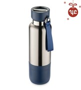 Butelka termiczna ze smyczką RON 500 ml granatowy z logo