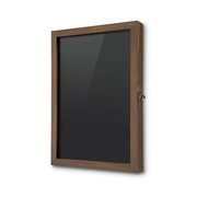 Drewniana gablota A3 31x43 cm zamykana na trzpień do użytku wewnętrznego gablota wewnętrzna gablota ogłoszeniowa gablota informacyjna tablica ogłoszeń tablica informacyjna