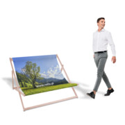 Leżak reklamowy dwuosobowy z nadrukiem indywidualnym