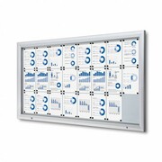 Zewnętrzna gablota magnetyczna typu T 24xA4 zamykana na kluczyk do użytku zewnętrznego gablota zewnętrzna gablota ogłoszeniowa gablota informacyjna tablica ogłoszeń tablica informacyjna