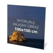 Obraz tekstylny ścienny 100 x 100 cm na ramie aluminiowej 20 mm z własnym wydrukiem i łatwym systemem wymiany