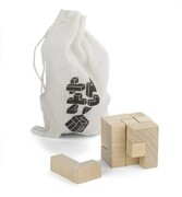 Układanka CUBE beżowy (naturalny)