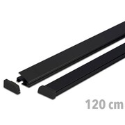 Listwy plakatowe STANDARD 120 cm - czarne listwy na plakat listwy banerowe reklamowe Na Zacisk Express Clip