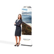 Stand reklamowy Tekstylny Monolith 0,6 x 2,3 m z wydrukiem dwustronnym