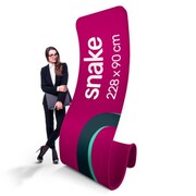 Stand reklamowy tekstylny Snake A 0,9 x 2,2 m z wydrukiem