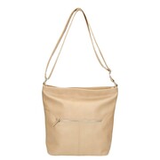 Beagles Torba na ramię Camel z suwakiem z przodu 15949 - 010 Beagles 15949 - 010