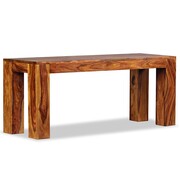 vidaXL Ława, lite drewno sheesham, 110 x 35 x 45 cm vidaXL 244352