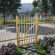 vidaXL Furtka ogrodowa z drewna leszczynowego, 100x150 cm vidaXL 142593