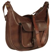 vidaXL Damska torebka z prawdziwej skóry, brązowa vidaXL 133318