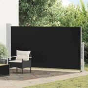 vidaXL Markiza boczna na taras, 160 x 300 cm, czarna vidaXL 40809