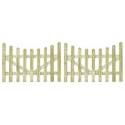 vidaXL Furtki ogrodowe, 2 szt., impregnowana sosna FSC, 150 x 100 cm vidaXL 45160