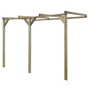 vidaXL Pergola przyścienna, 2 x 3 x 2,2 m, drewno FSC vidaXL 41709