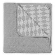Jollein Kocyk dla dzieci Mini Waffle, 120 x 150 cm, szary Jollein 522-524-65072