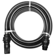 vidaXL Wąż ssący ze złączkami, 10 m, 22 mm, czarny vidaXL 142901