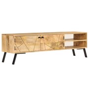 vidaXL Szafka pod telewizor, lite drewno mango, 140 x 30 x 40 cm vidaXL 246154