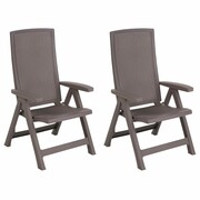 Allibert Rozkładane krzesło ogrodowe Montreal, kolor cappuccino Allibert 223476