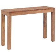 vidaXL Stolik konsola z litego drewna tekowego, naturalny, 110x35x76cm vidaXL 246957