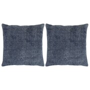 vidaXL Poduszki ręcznie wykonane, 2 szt., 45 x 45 cm, niebieskie vidaXL 246589