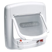 PetSafe Drzwiczki magnetyczne dla kota z 4 opcjami Deluxe 400, biały PetSafe 5005