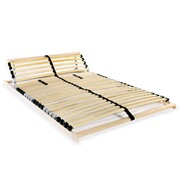 vidaXL Stelaż do łóżka z 28 listwami, drewno FSC, 7 stref, 120x200 cm vidaXL 246453