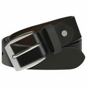 vidaXL Męski pasek biznesowy, skórzany, czarny, 95 cm vidaXL 133328