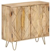 vidaXL Szafka z litego drewna mango, 80 x 30 x 75 cm vidaXL 246155