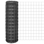 vidaXL Euro ogrodzenie 10x1,2 m; z siatki o oczkach 100x100 mm, szare vidaXL 142510