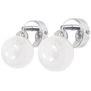 vidaXL Lampy ścienne, 2 szt, G9, chromowane vidaXL 244371