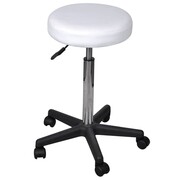 vidaXL Stołek biurowy, biały vidaXL 240470