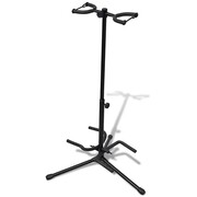 vidaXL Statyw pod gitarę, regulowany, podwójny vidaXL 70034