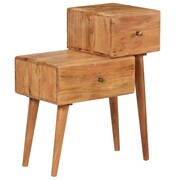 vidaXL Szafka nocna, lite drewno akacjowe, 60x36x75 cm vidaXL 246694