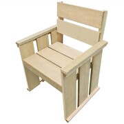 vidaXL Krzesło do ogrodu, impregnowane drewno sosnowe FSC, 61x56x89 cm vidaXL 44909