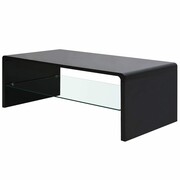 vidaXL Stolik do kawy, wysoki połysk, czarny vidaXL 242982
