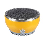 Qlima Grill stołowy na węgiel, 29 cm, żółty, NJOY 1007 Qlima NJOY 1007 Table Grill