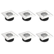 vidaXL Lampy solarne najazdowe 6 sztuk. vidaXL 40760