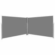 vidaXL Zwijana markiza boczna, 200 x 600 cm, szara vidaXL 143685
