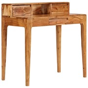 vidaXL Biurko z szufladami, lite drewno, 88 x 50 x 90 cm vidaXL 244959