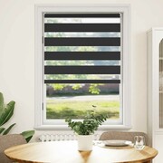 vidaXL Roleta Zebra (80 x 175 cm) Czarny vidaXL 240204
