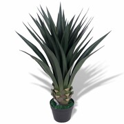 vidaXL Sztuczna jukka z doniczką, 90 cm, zielona vidaXL 244429