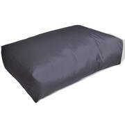 vidaXL Tapicerowana szara poduszka na oparcie 60 x 40 x 20 cm vidaXL 40970