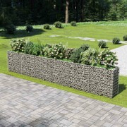 vidaXL Donica gabionowa z galwanizowanej stali, 540 x 50 x 100 cm vidaXL 143566